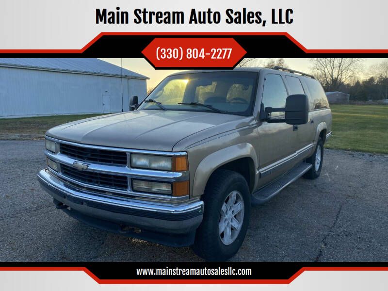 1999 Chevrolet Suburban for sale at Main Stream Auto Sales, LLC in Wooster OH