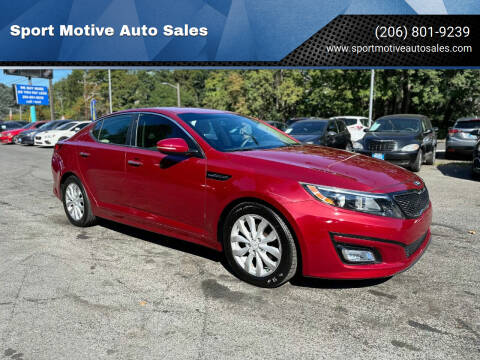 2015 Kia Optima for sale at Sport Motive Auto Sales in Seattle WA