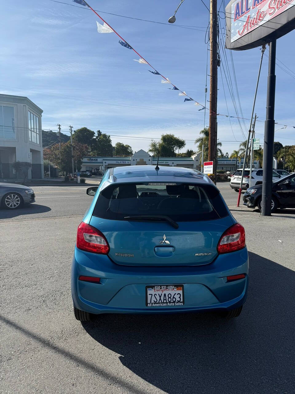 2017 Mitsubishi Mirage for sale at ALL AMERICAN AUTO SALES in San Mateo, CA