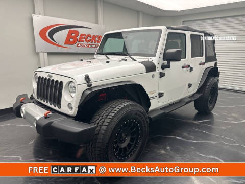 2014 Jeep Wrangler Unlimited for sale at Becks Auto Group in Mason OH