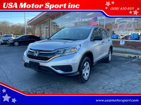 2016 Honda CR-V for sale at USA Motor Sport inc in Marlborough MA