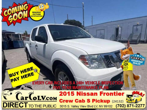 2015 Nissan Frontier for sale at The Car Company - Buy Here Pay Here in Las Vegas NV