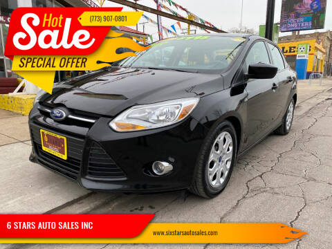 2012 Ford Focus for sale at 6 STARS AUTO SALES INC in Chicago IL