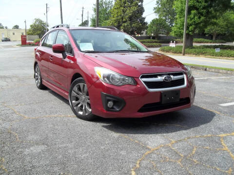 2014 Subaru Impreza for sale at CORTEZ AUTO SALES INC in Marietta GA