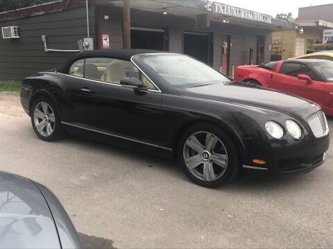 2007 Bentley Continental for sale at Texas Luxury Auto in Houston TX