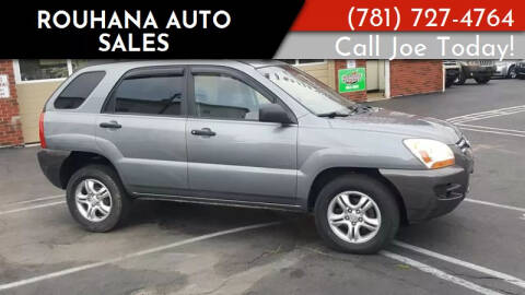 2008 Kia Sportage for sale at Rouhana Auto Sales in Norwood MA