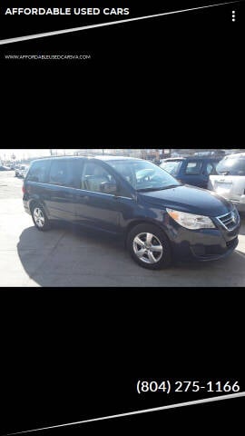2009 Volkswagen Routan for sale at AFFORDABLE USED CARS in North Chesterfield VA