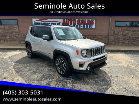 2019 Jeep Renegade for sale at Seminole Auto Sales in Seminole OK