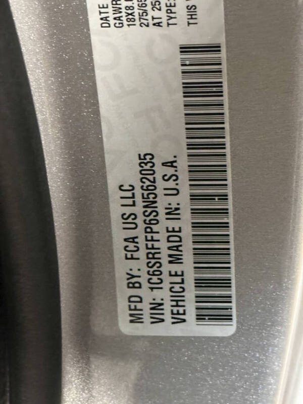 2025 RAM 1500