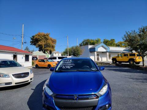 2013 Dodge Dart for sale at SUSQUEHANNA VALLEY PRE OWNED MOTORS in Lewisburg PA