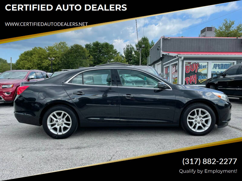2015 Chevrolet Malibu for sale at CERTIFIED AUTO DEALERS in Greenwood IN