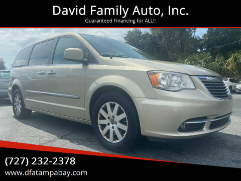 2016 Chrysler Town and Country for sale at David Family Auto, Inc. in New Port Richey FL