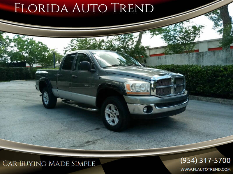 2006 Dodge Ram Pickup 1500 for sale at Florida Auto Trend in Plantation FL