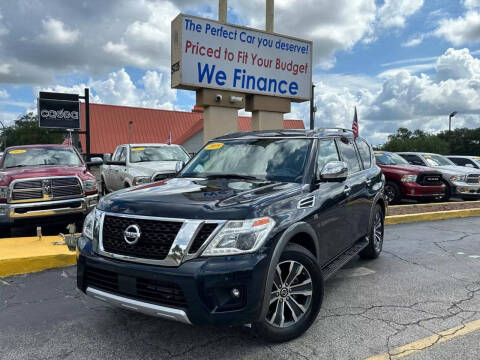 2018 Nissan Armada for sale at American Financial Cars in Orlando FL
