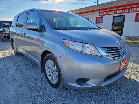 2015 Toyota Sienna for sale at Sarpy County Motors in Springfield NE