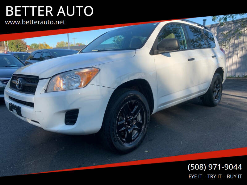 2011 Toyota RAV4 for sale at BETTER AUTO in Attleboro MA