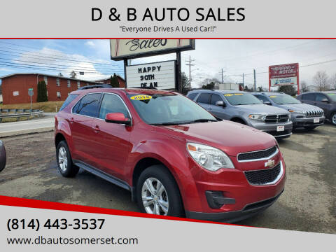 2015 Chevrolet Equinox for sale at D & B AUTO SALES in Somerset PA