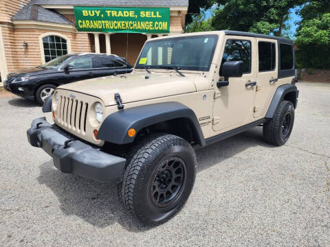 2016 Jeep Wrangler Unlimited for sale at Car and Truck Exchange, Inc. in Rowley MA