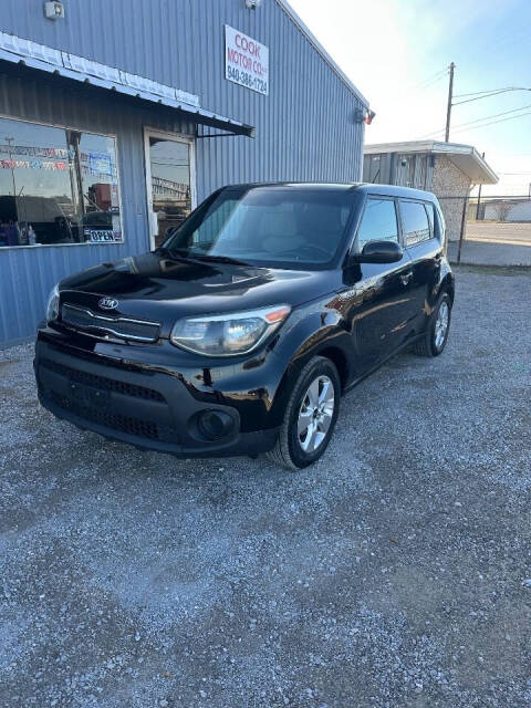 2018 Kia Soul for sale at COOK MOTOR CO LLC in Wichita Falls, TX