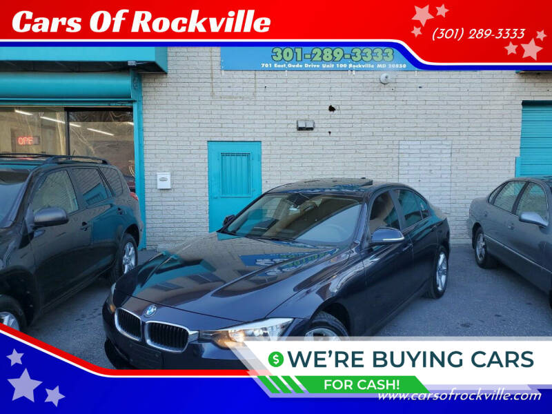 2015 BMW 3 Series for sale at Cars Of Rockville in Rockville MD