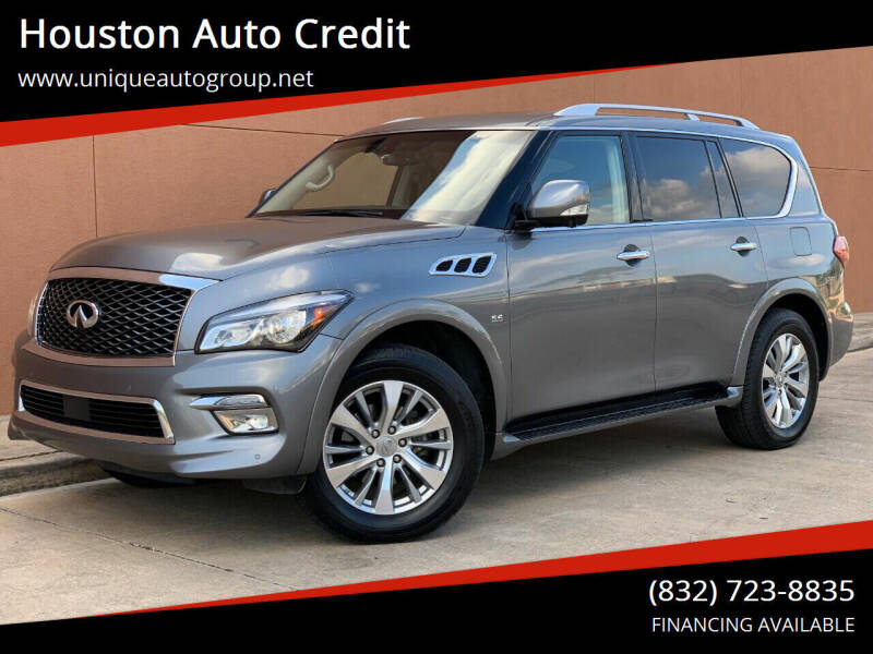 2016 Infiniti QX80 for sale at Houston Auto Credit in Houston TX