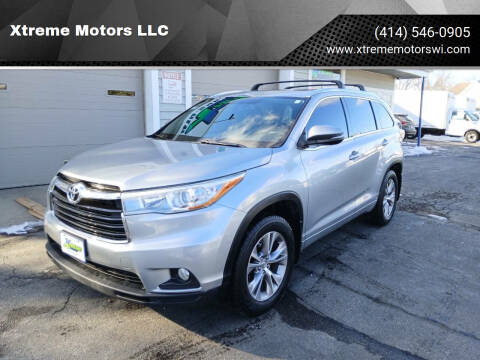 2015 Toyota Highlander for sale at Xtreme Motors LLC in Milwaukee WI