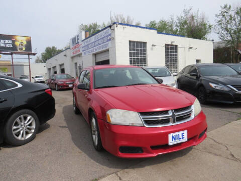 2012 Dodge Avenger for sale at Nile Auto Sales in Denver CO