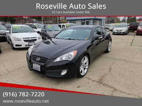 2010 Hyundai Genesis Coupe for sale at Roseville Auto Sales in Roseville CA