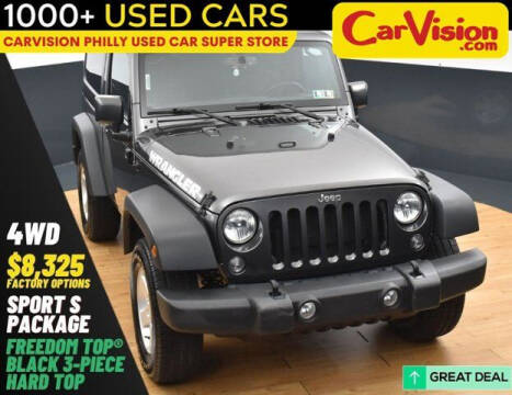 2016 Jeep Wrangler for sale at Car Vision Mitsubishi Norristown in Norristown PA