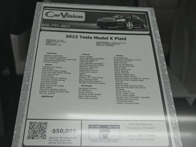 2022 Tesla Model X Plaid