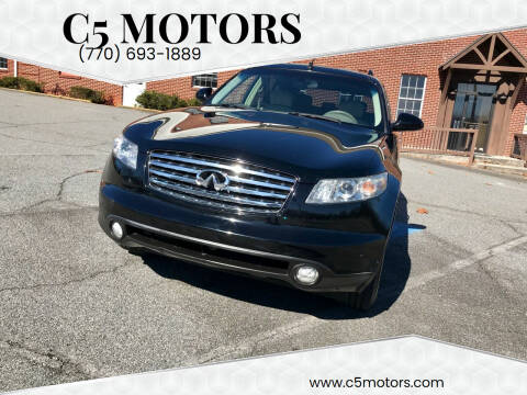 2004 Infiniti FX35 for sale at C5 Motors in Marietta GA