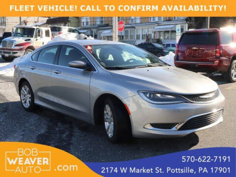 2015 Chrysler 200 for sale at Bob Weaver Auto in Pottsville PA