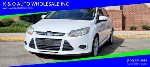 2014 Ford Focus for sale at K & O AUTO WHOLESALE INC in Jacksonville FL