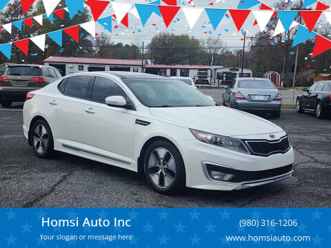 2012 Kia Optima Hybrid for sale at Homsi Auto Inc in Kannapolis NC