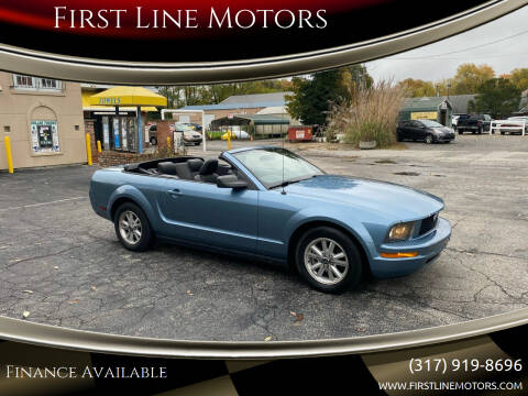 2006 Ford Mustang for sale at First Line Motors in Jamestown IN