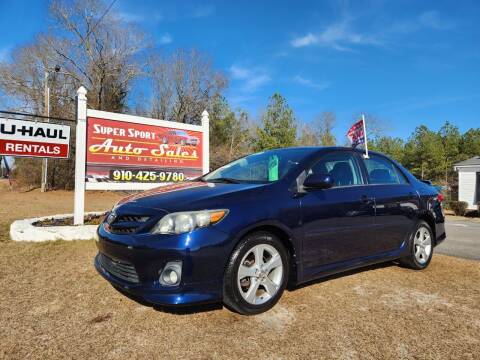 2012 Toyota Corolla for sale at Super Sport Auto Sales in Hope Mills NC