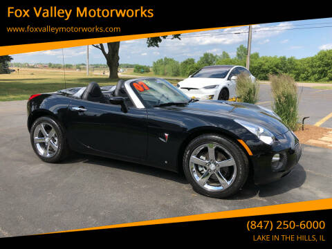 2007 Pontiac Solstice for sale at Fox Valley Motorworks in Lake In The Hills IL