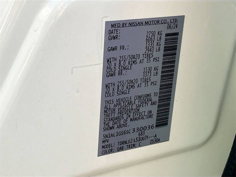 2025 Infiniti QX60 Sensory