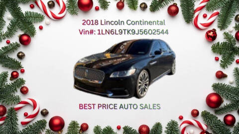 2018 Lincoln Continental Select