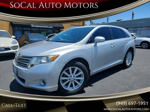 2010 Toyota Venza for sale at SoCal Auto Motors in Costa Mesa CA