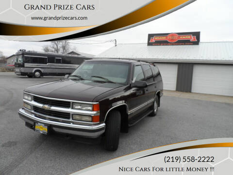 1996 Chevrolet Tahoe for sale at Grand Prize Cars in Cedar Lake IN