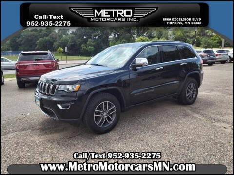 2017 Jeep Grand Cherokee for sale at Metro Motorcars Inc in Hopkins MN