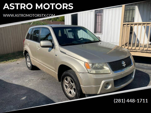 2008 Suzuki Grand Vitara for sale at ASTRO MOTORS in Houston TX