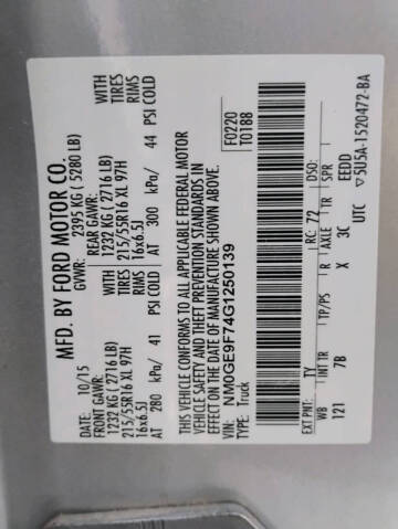 2016 Ford Transit Connect XLT