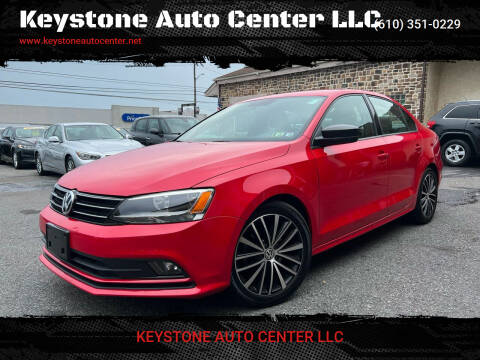 2016 Volkswagen Jetta for sale at Keystone Auto Center LLC in Allentown PA