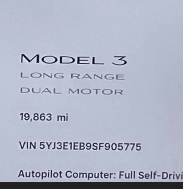 2025 Tesla Model 3 Long Range