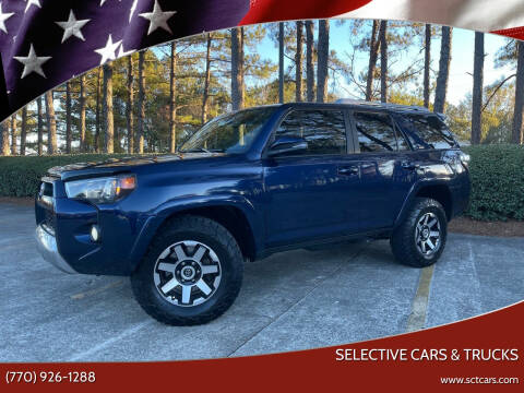 2016 Toyota 4Runner for sale at SELECTIVE Cars & Trucks in Woodstock GA