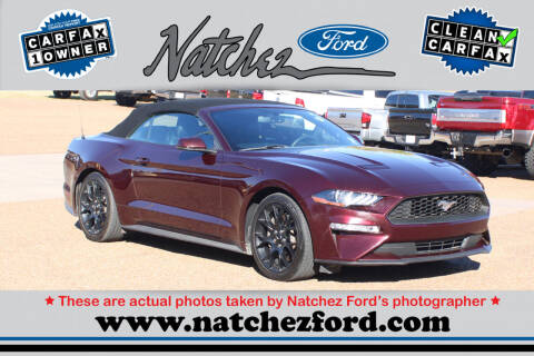 2018 Ford Mustang for sale at Auto Group South - Natchez Ford Lincoln in Natchez MS