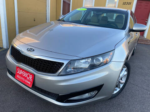 2012 Kia Optima for sale at Superior Auto Sales, LLC in Wheat Ridge CO