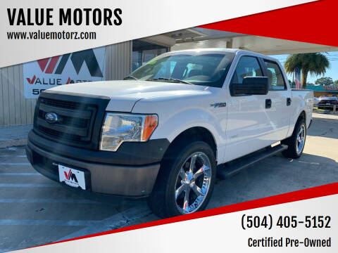2013 Ford F-150 for sale at VALUE MOTORS in Kenner LA